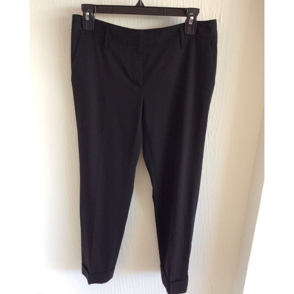 Prada, Size 40 IT, (6 US) Cropped Cuffed Pants, Light Wool Blend, Beautiful!